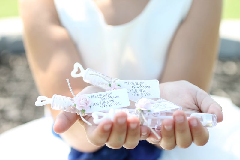 Wedding Bubbles Exit and Send Off Idea