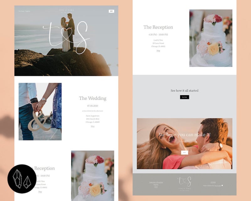 Wedding Logo and Website Package