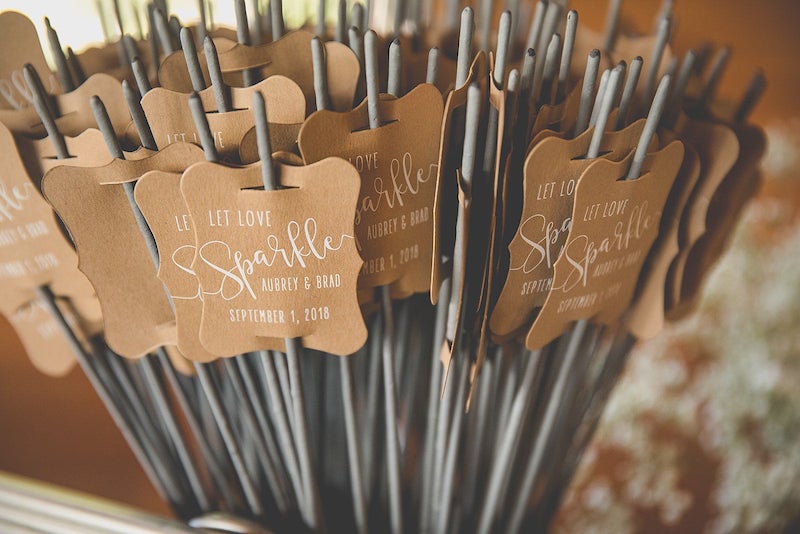 Wedding Sparkler Tags