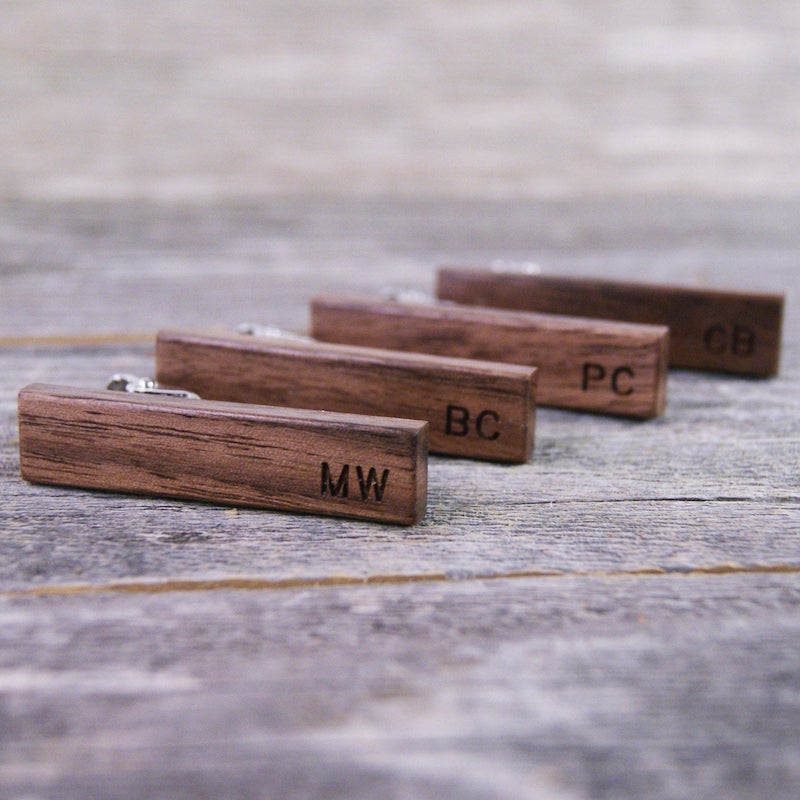 Wood Tie Clips