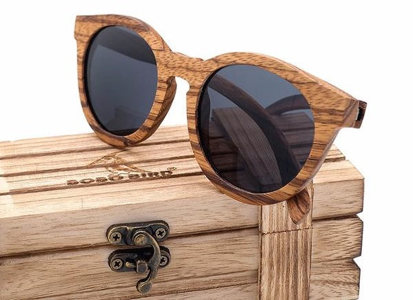 lunettes en bois femme promo