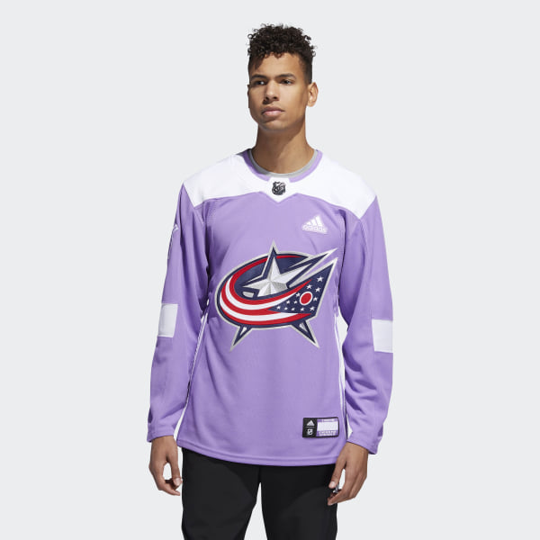 blue jackets purple jersey