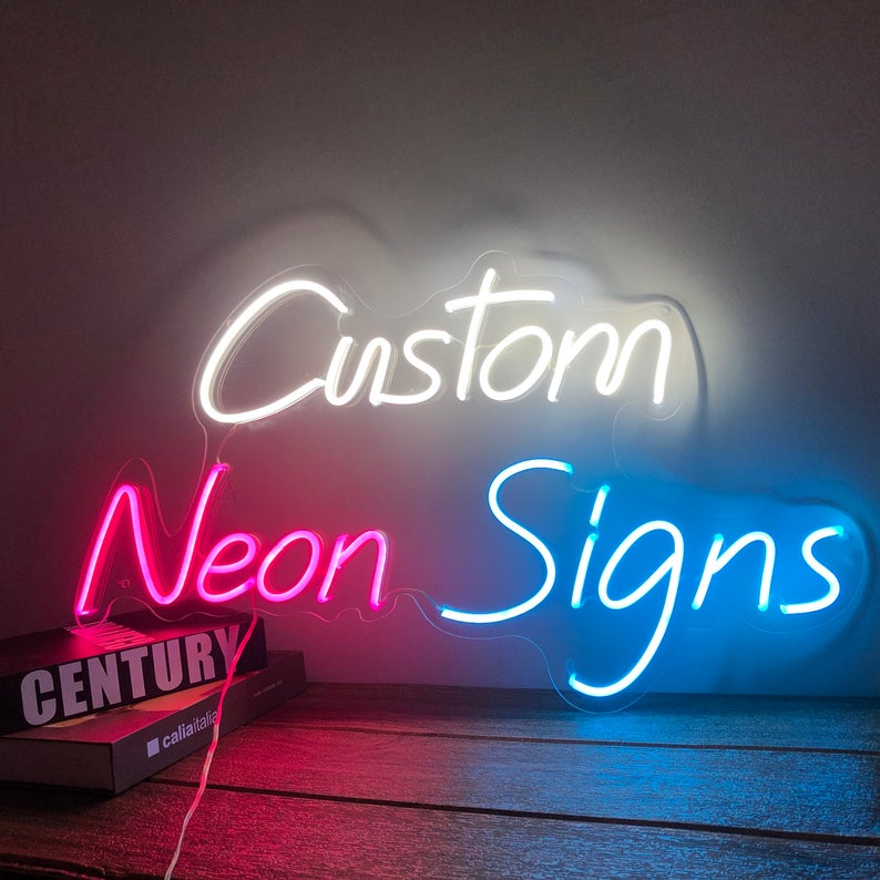 Your Name Your Text Personalized Custom Made Customize Display LED Light Sign 