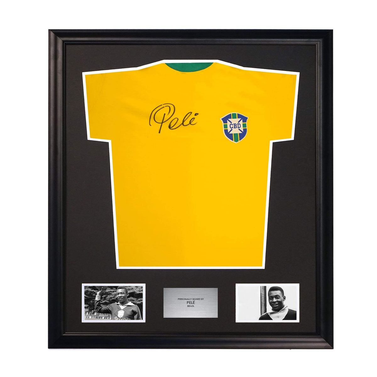 pele signed brazil jersey
