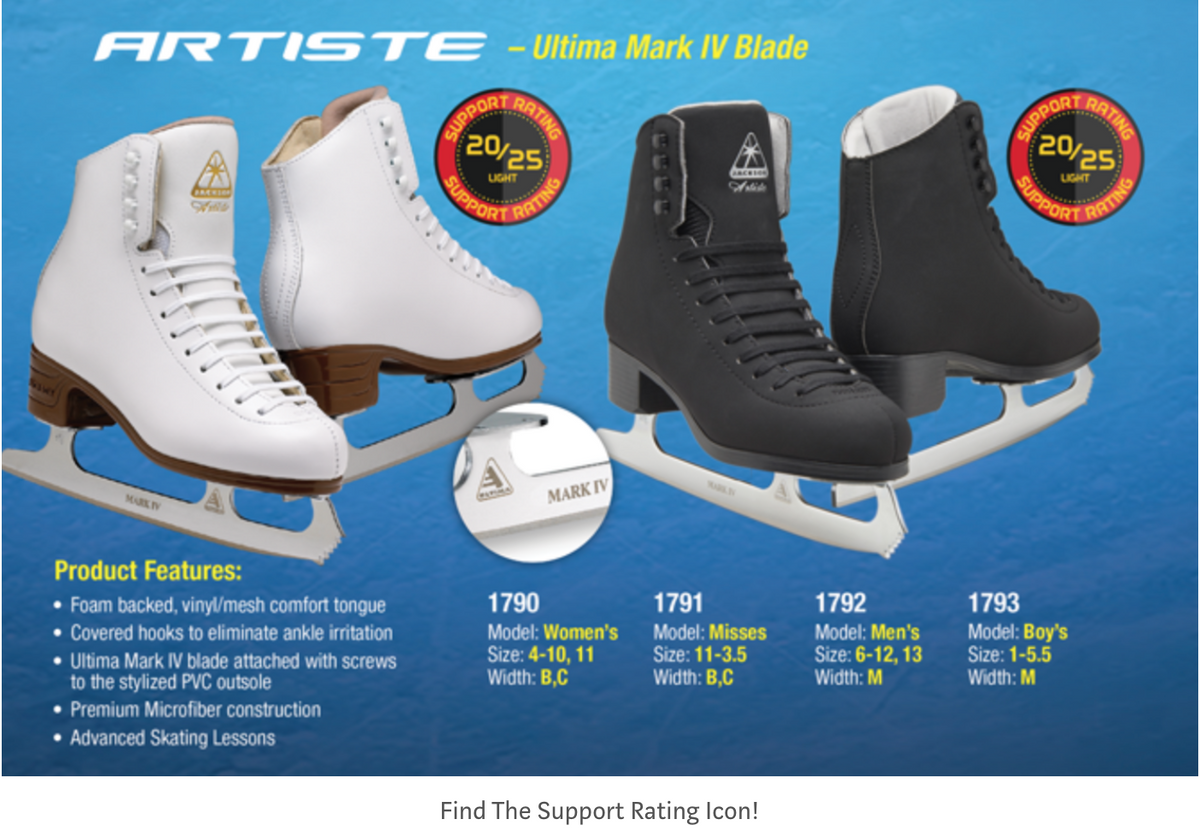 womens size 12 figure skates