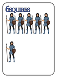 Game of Kingdoms Blue 6 Squires Card