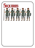 Game of Kingdoms Red 5 Squires Card