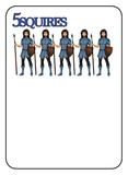 Game of Kingdoms Blue 5 Squires Card