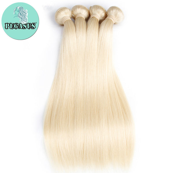 613 honey blonde brazilian straight human hair extensions remy hair