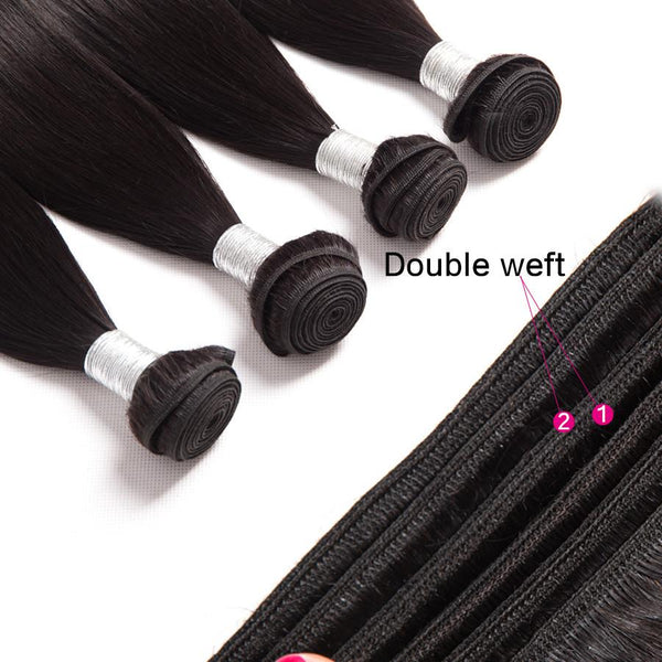 hair sample straight brazilian virgin remy human hair weaves extensions weft