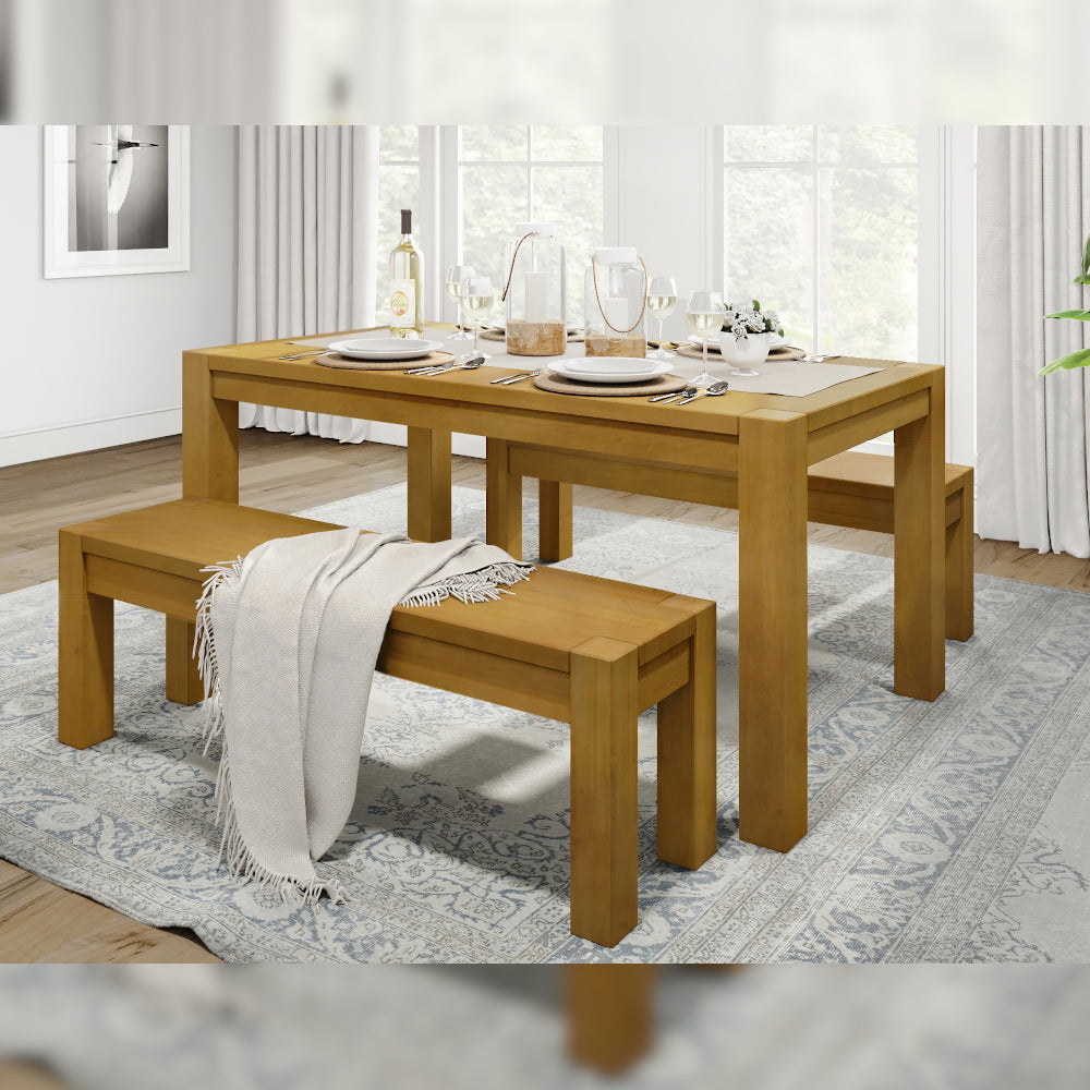 light brown kitchen table