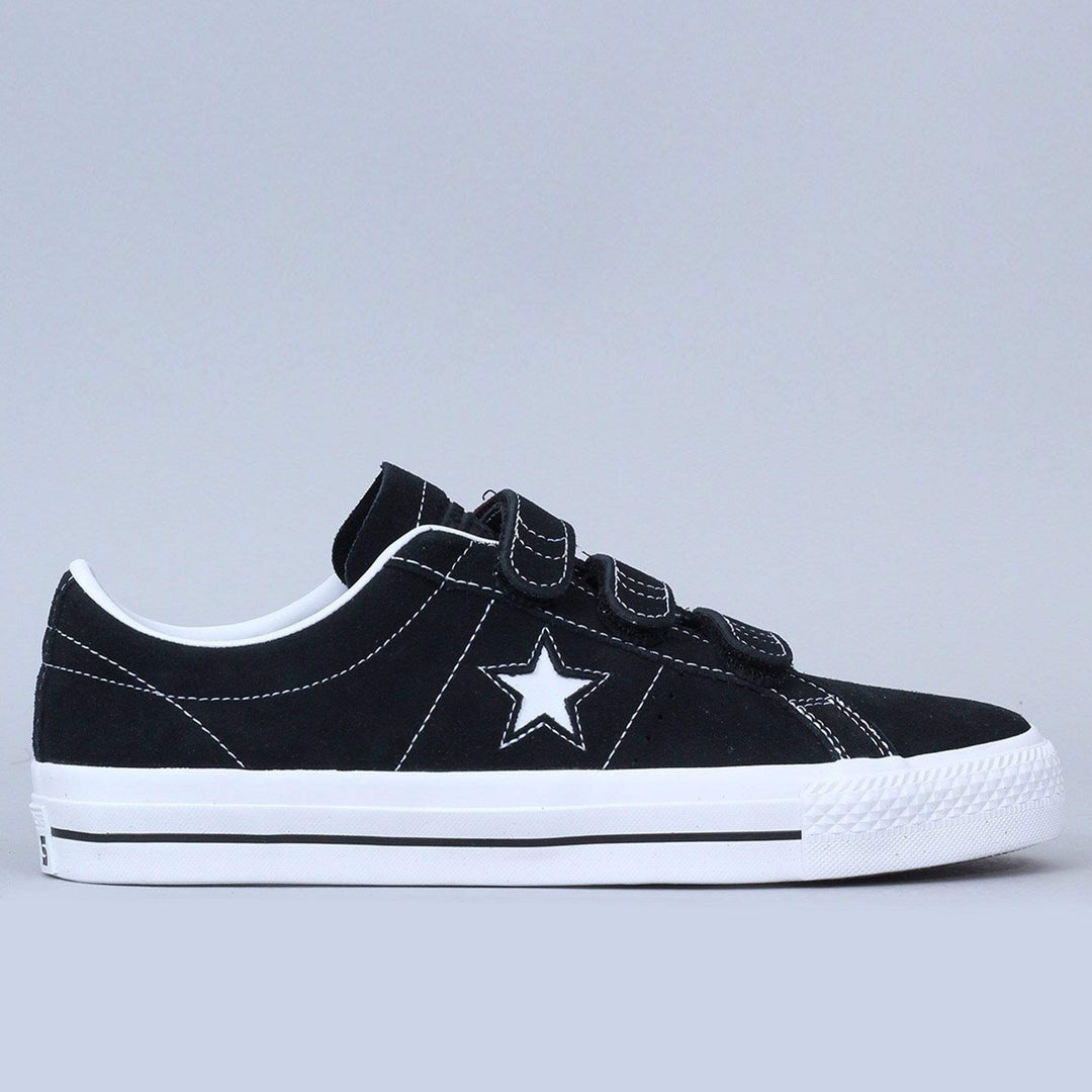 Converse One Star Pro V3 OX Shoes Black 