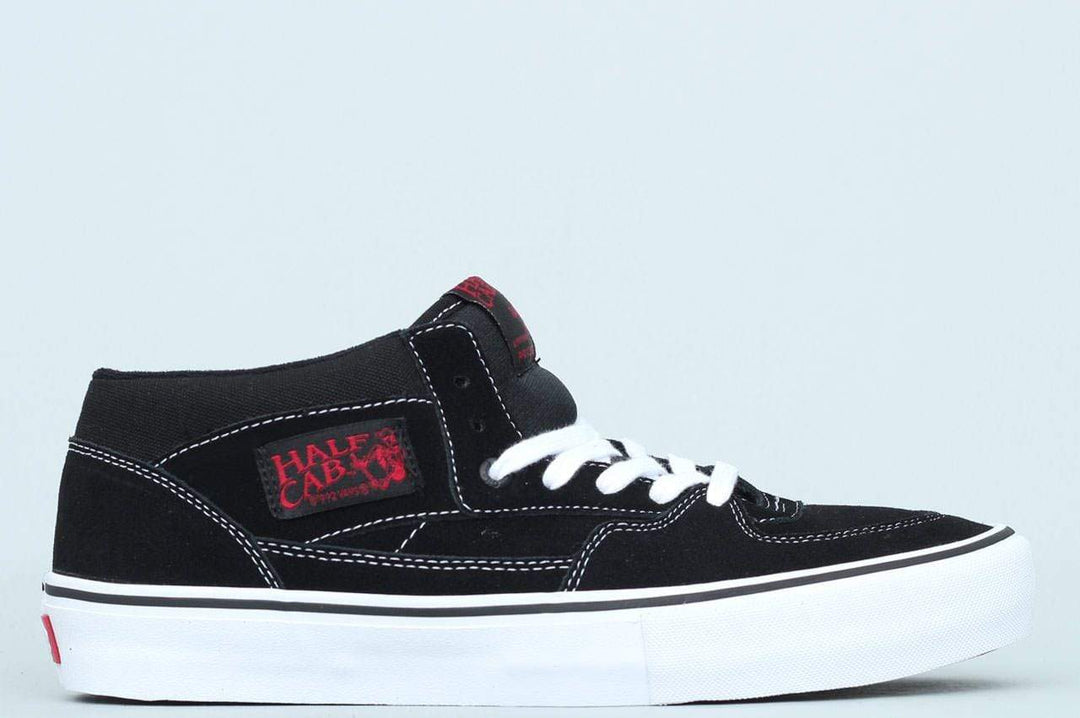 vans half cab pro black white red