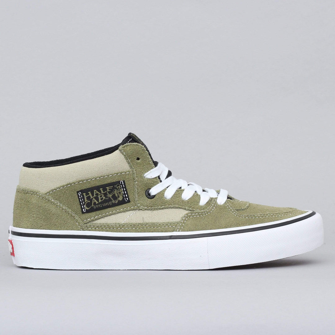 vans half cab pro winter moss