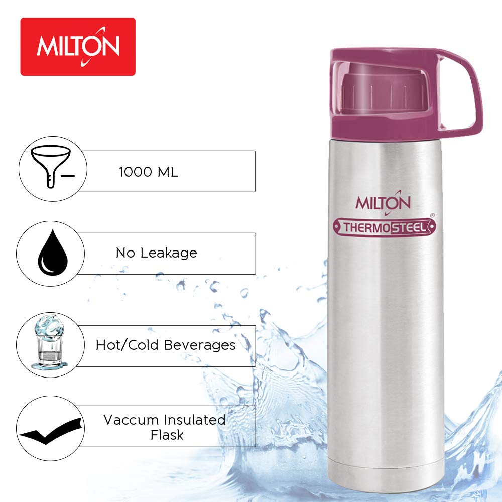 milton glassy flask 1000ml vaccum flasks