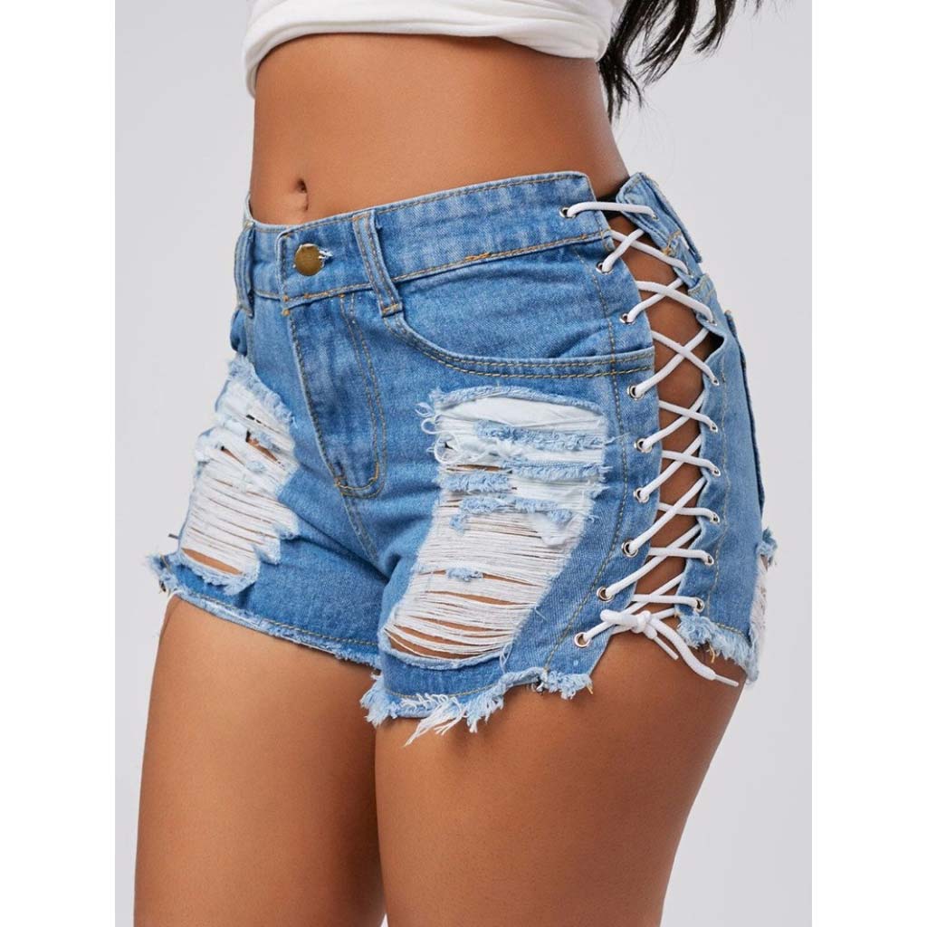 blue jeans shorts