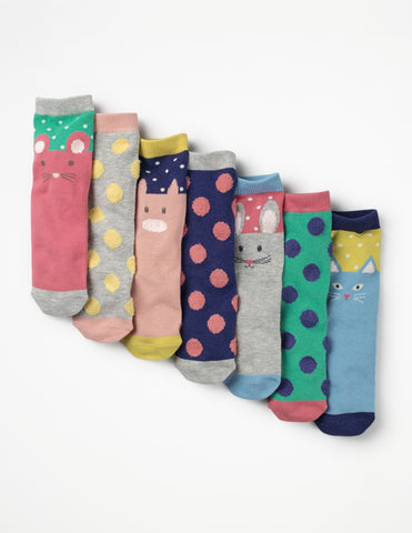 Fun spotted and animal kids socks