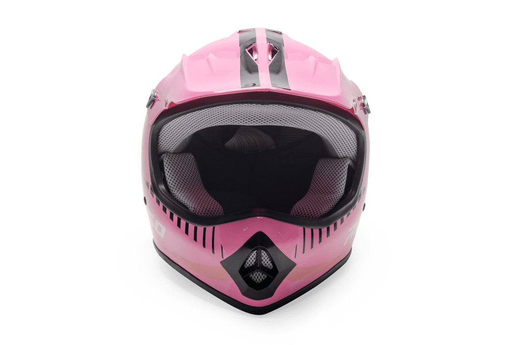 youth atv helmet pink