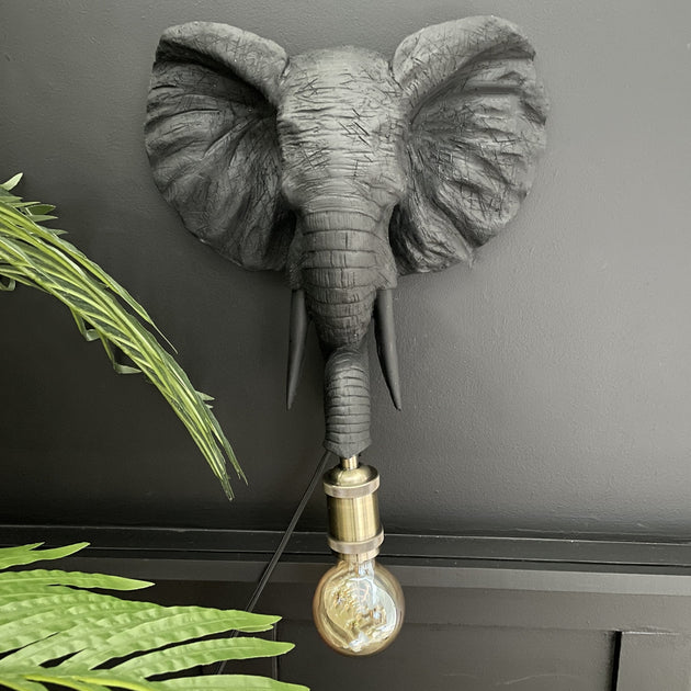 elephant wall sconce