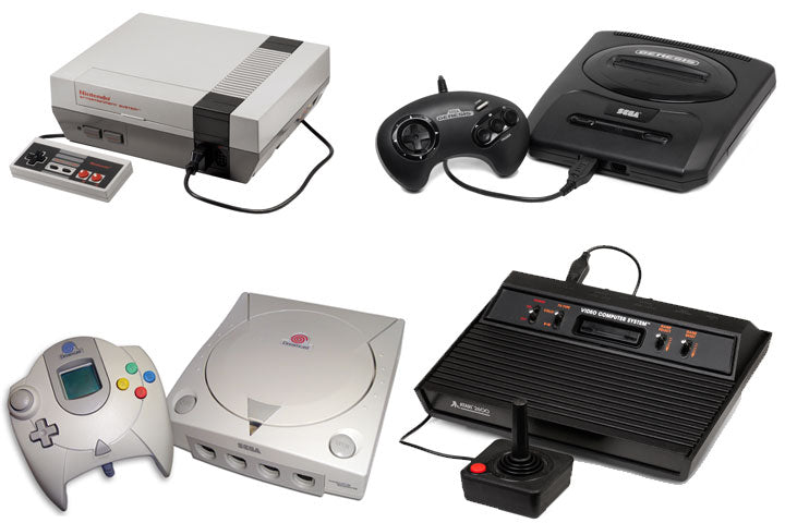 old video game consoles