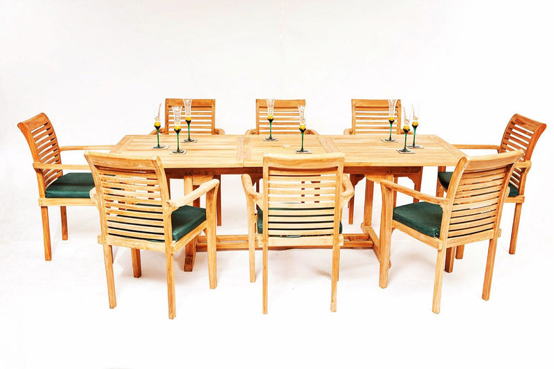The Harrogate 8 Seater Teak Garden Furniture Set | Garden ...
