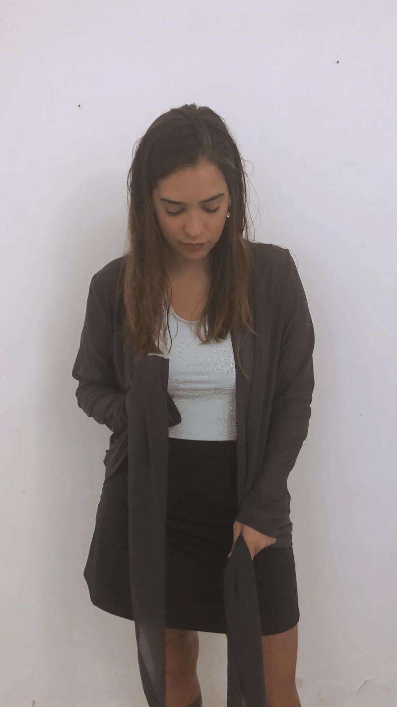 Front tied