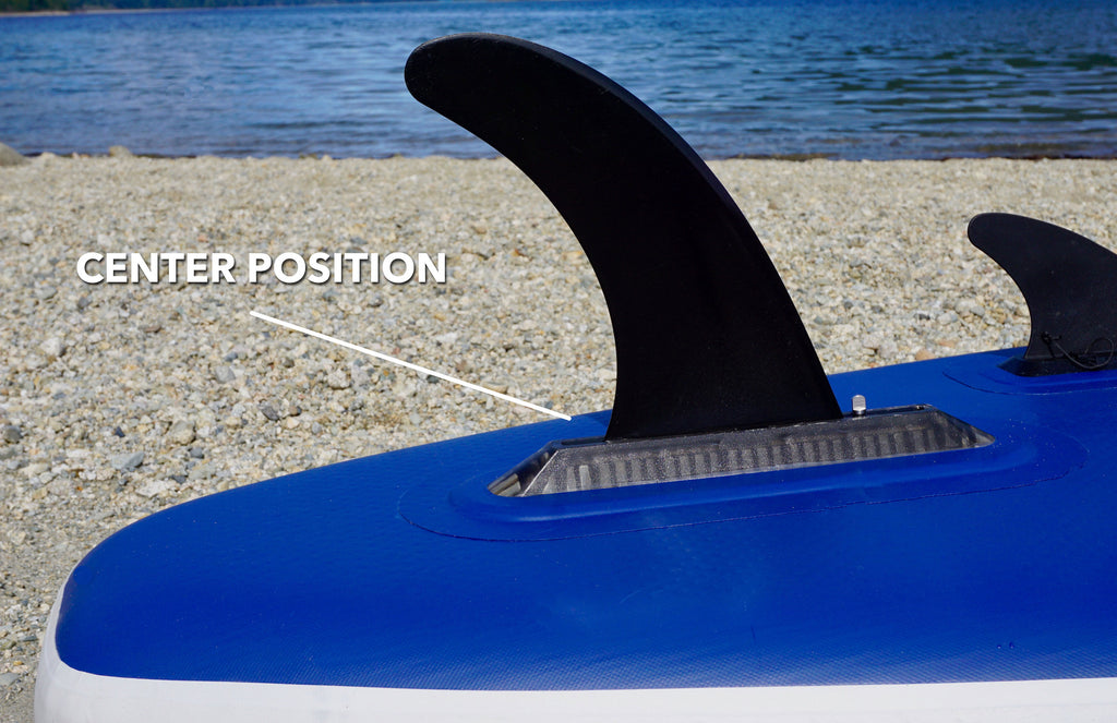 center position SUP fin