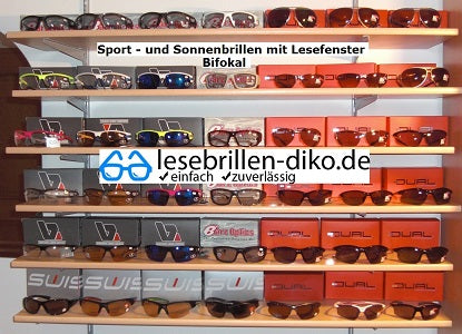 Lesehilfen-DiKo Präsentation Sportbrillen mit Lesebrille