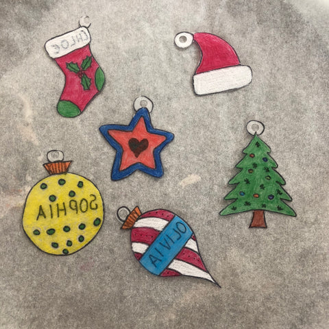 Christmas Shrinky Dinks Crafts