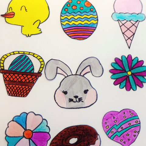 DIY Kids Easter Crafts - Shrinky Dinks