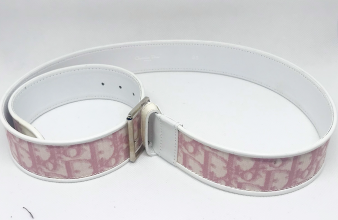 dior white belt