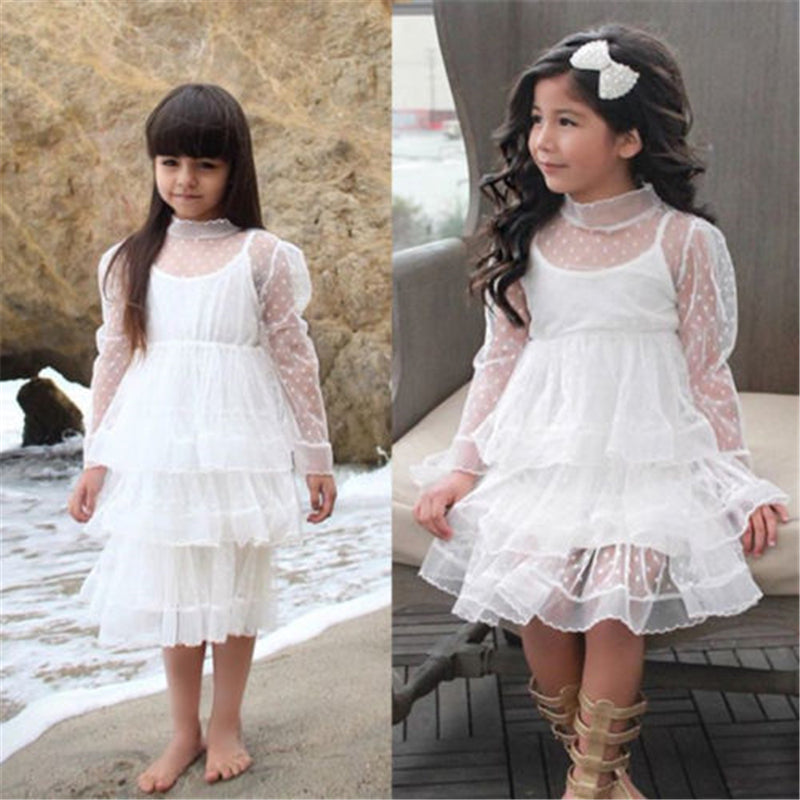 cute white lace dress