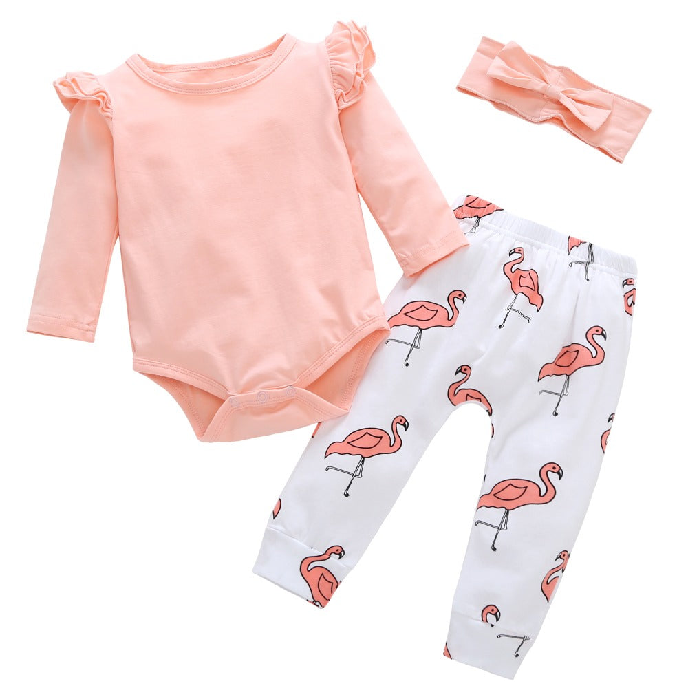 pink flamingo baby clothes