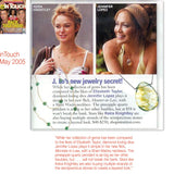 Picture of Jennifer Lopez in the movie Monster-in-law wearing the ORIGINAL designer, Shari Wacks' Pineapple quartz necklace