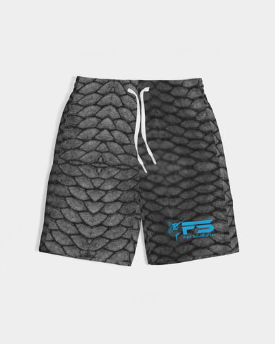 Fin Stalkers Fish Scale Grey Boys Swim Trunk