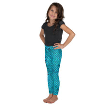 Load image into Gallery viewer, Teal Youth Mermaid Leggings