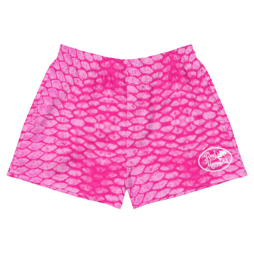 Pink Scale jaysgaragellc Women's Athletic Shorts