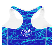 Load image into Gallery viewer, Royal Mermaflage Sports bra