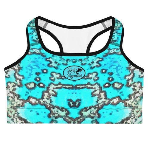 Barrier Reef Sports bra - Island Mermaid Tribe