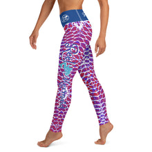 Load image into Gallery viewer, Patriotic Fish Scale Yoga Leggings