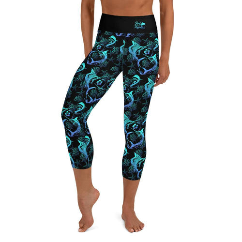 Grand Slam Capri Leggings - Island Mermaid Tribe