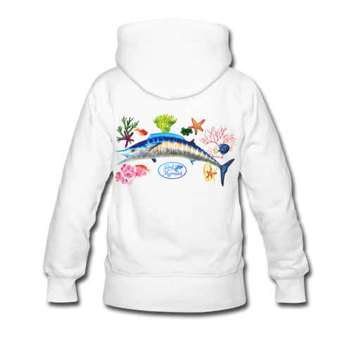 Women’s Wahoo Premium Hoodie - white