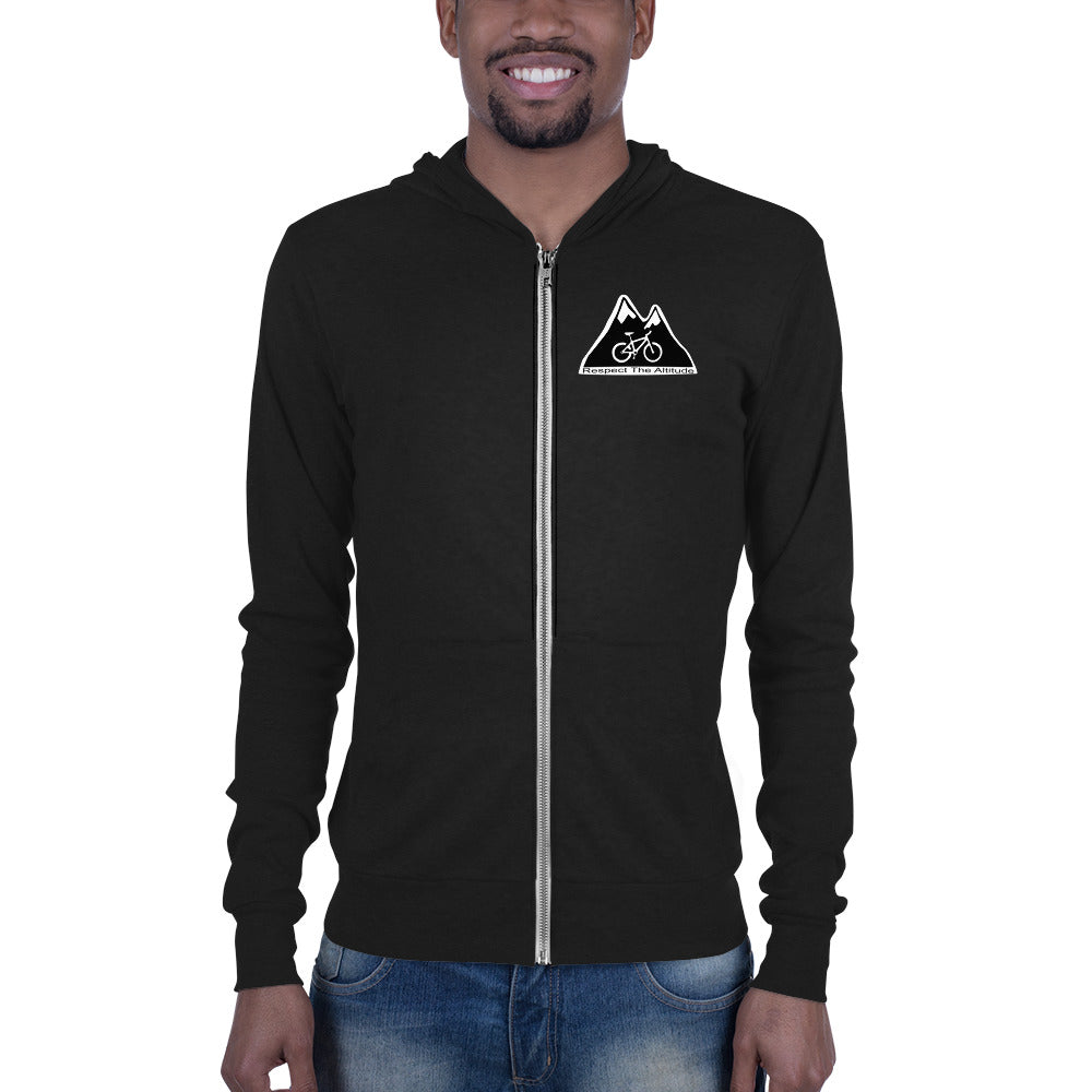 biker zip hoodie