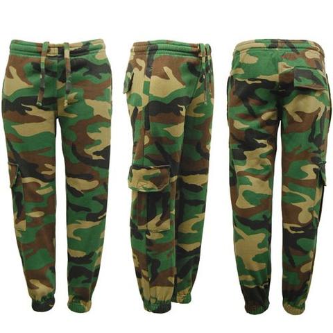 woodland camo joggers