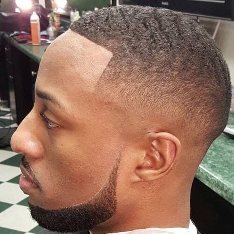 chin strap beard style for black men