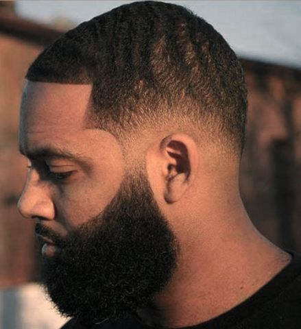 Full Beard Style for Black Men