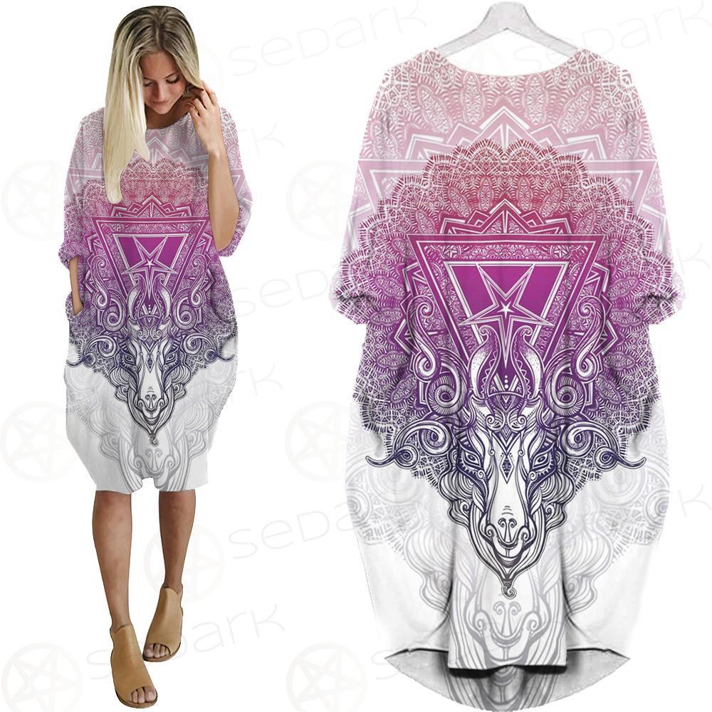 batwing pocket dress