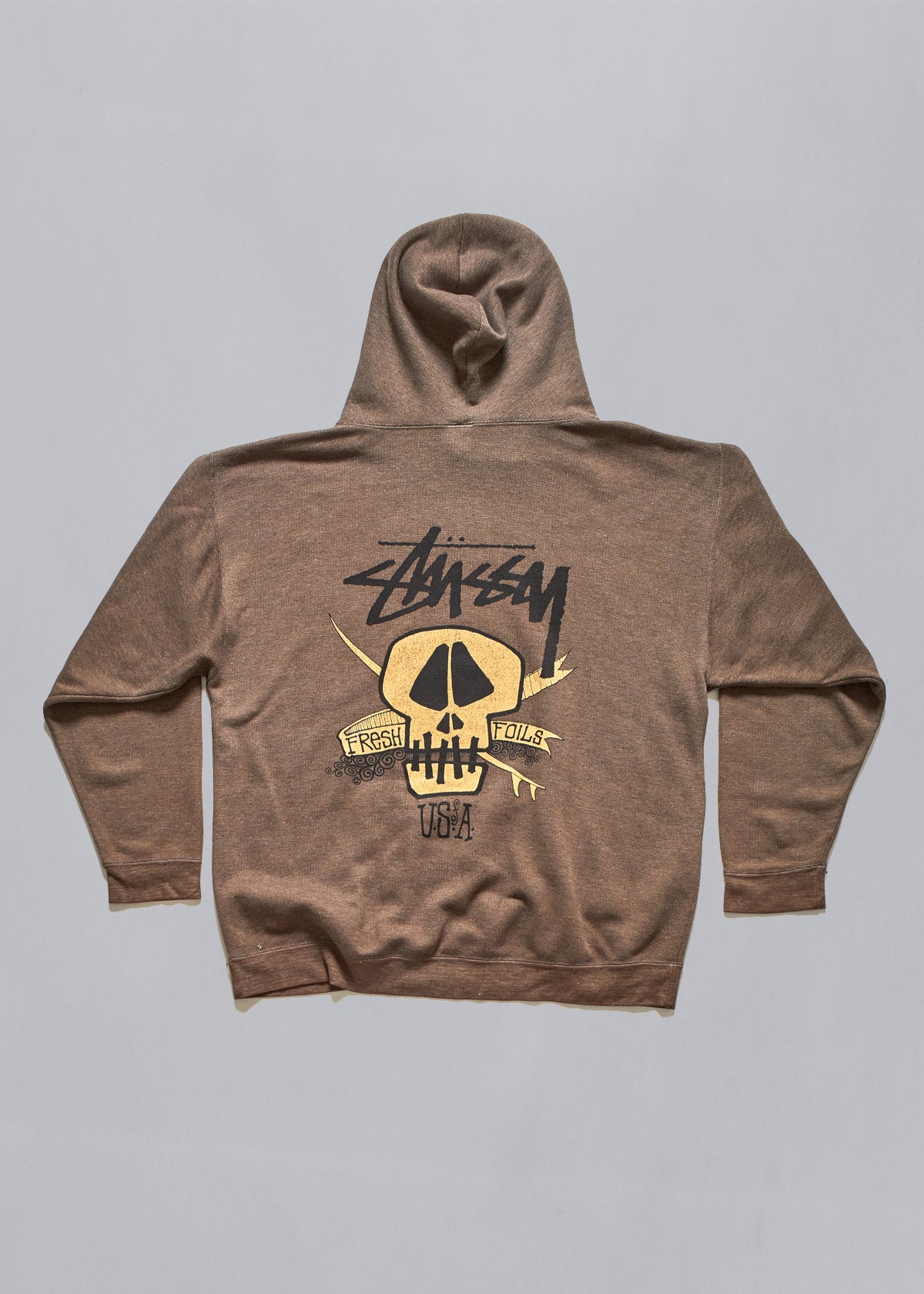 Fresh Foils Skull Hooded Sweatshirt 1991 - Large – The Archivist Store