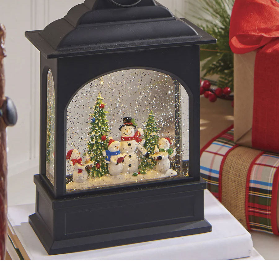 large battery operated snow globes