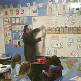Rabbi Mollot teaching 2nd graders